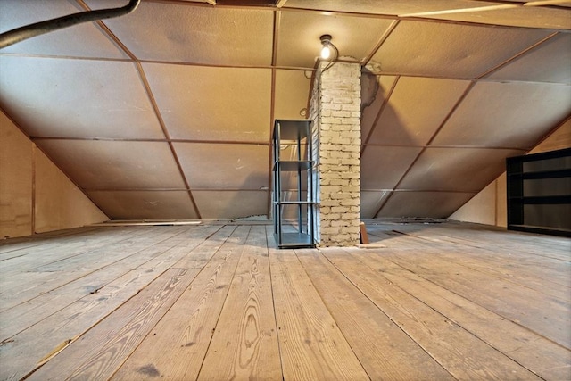 view of attic