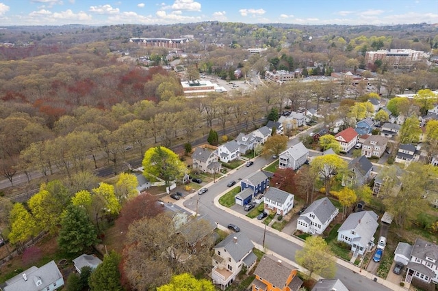 bird's eye view featuring a residential view