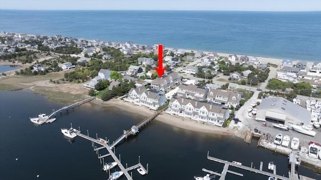 33 Central Ave Unit 12, Scituate, MA 02050 - aerial view of property's location featuring a nearby body of water