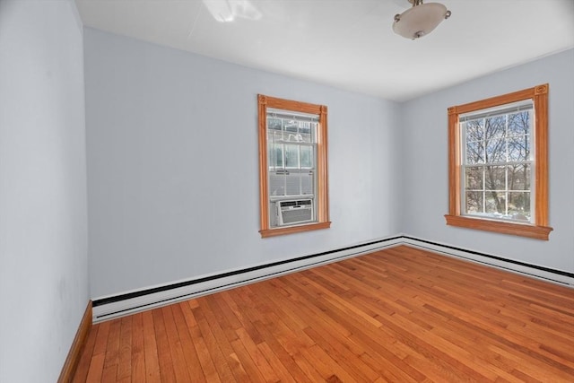 21 Alpine Unit 2Nd & 3Rd, Boston, MA 02119 - empty room featuring hardwood / wood-style flooring and cooling unit
