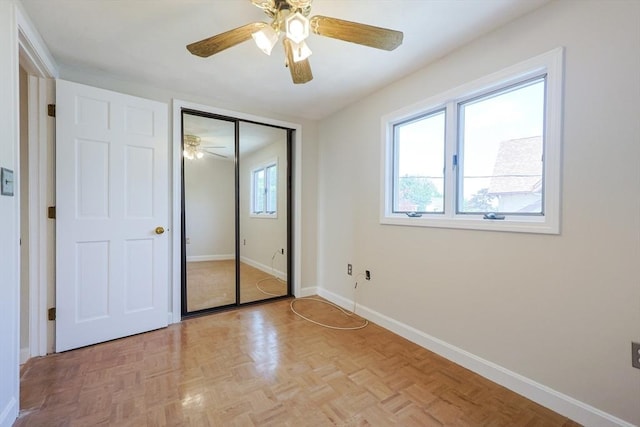 3 Nira St, Malden, MA 02148 - unfurnished bedroom with a closet and a ceiling fan