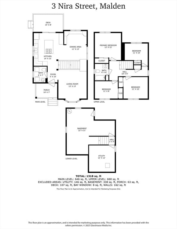 3 Nira St, Malden, MA 02148 - view of home floor plan