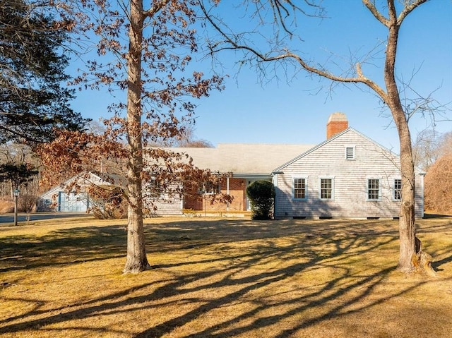 exterior space featuring a yard