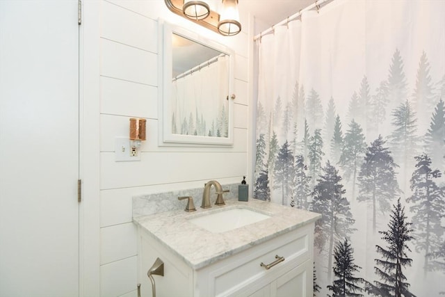 133 E Main St, Norton, MA 02766 - full bathroom featuring vanity and a shower with curtain