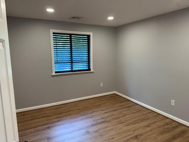 100 Cass Ave Unit B20, Dracut, MA 01826 - unfurnished room with wood finished floors and recessed lighting