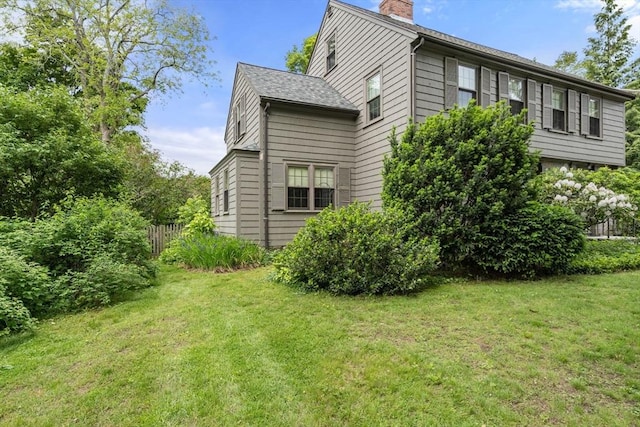 20 Johnson Rd, Andover, MA 01810 - view of side of property featuring a chimney