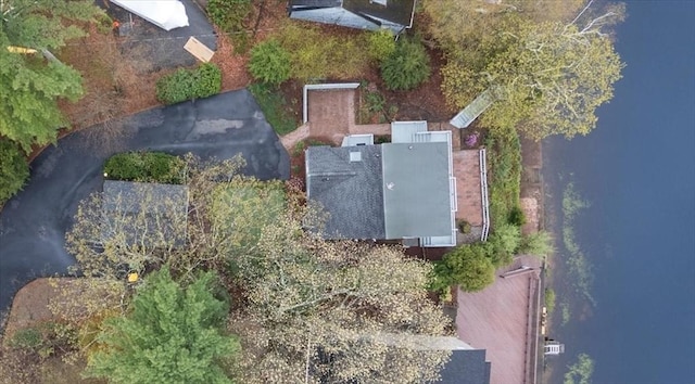 aerial view of property's location