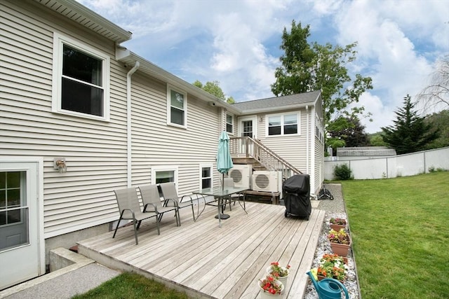 215 Alida Rd, Braintree, MA 02184 - wooden deck with a grill