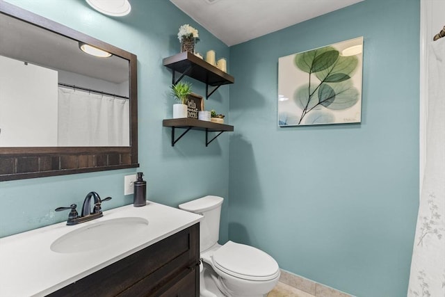 221 Oak St Unit 223, Brockton, MA 02302 - bathroom with vanity and tile patterned flooring