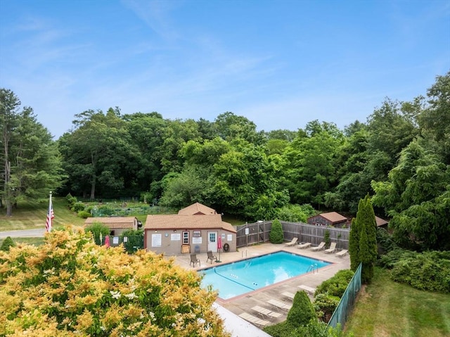 221 Oak St Unit 223, Brockton, MA 02302 - community pool with a view of trees and a patio