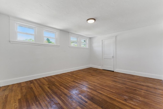 515 Front St, Weymouth, MA 02188 - empty room featuring baseboards and dark wood-style floors