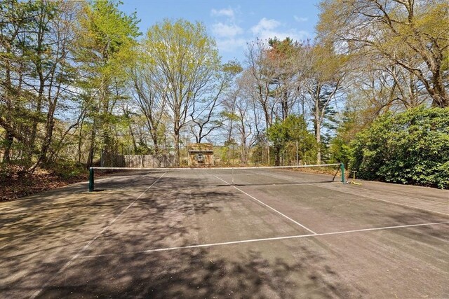 2 Cushing Lndg, Scituate, MA 02066 - view of tennis court with fence