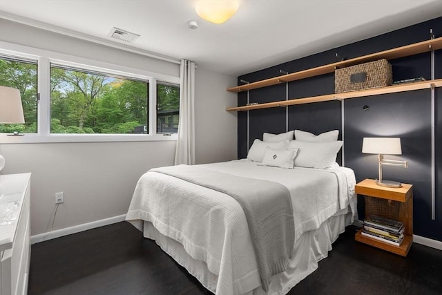 86 Myles Standish Rd, Weston, MA 02493 - bedroom featuring baseboards and dark wood-style flooring