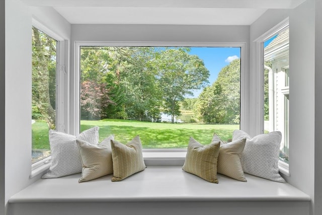 sunroom with a healthy amount of sunlight