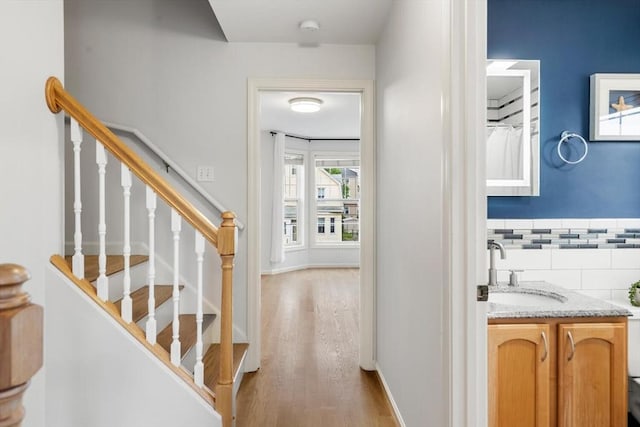 32 Pearl St Unit 32, Everett, MA 02149 - stairs featuring wood finished floors