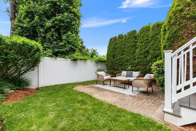 32 Pearl St Unit 32, Everett, MA 02149 - view of yard with a patio area and an outdoor hangout area