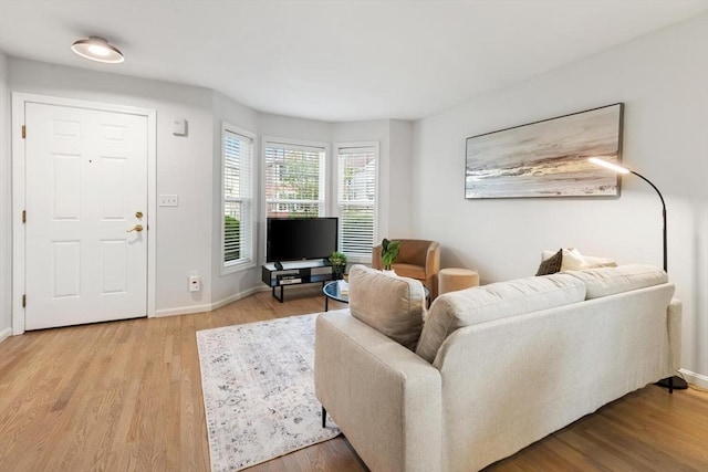 32 Pearl St Unit 32, Everett, MA 02149 - living room with wood finished floors and baseboards