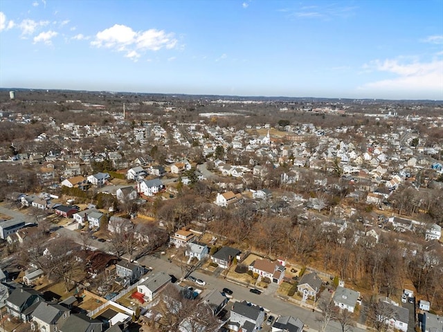 bird's eye view featuring a residential view