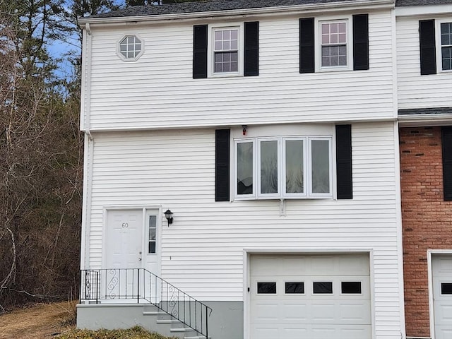 view of front of house with an attached garage