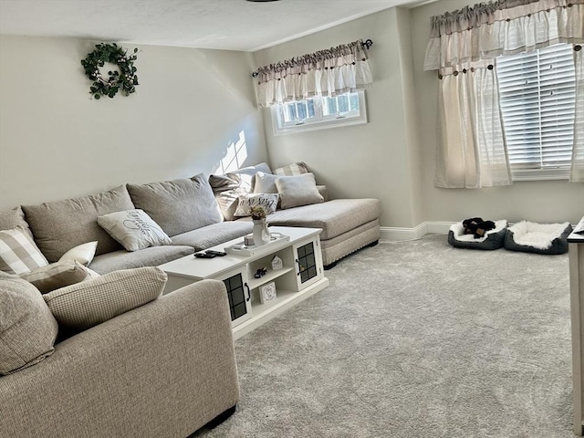 882 Brockton Ave Unit 10, Abington, MA 02351 - carpeted living area with baseboards