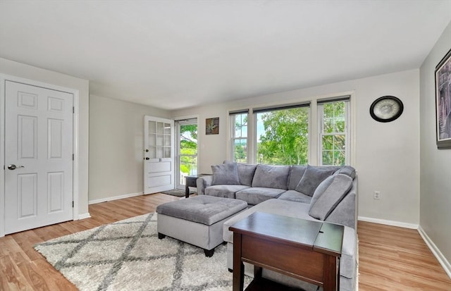 50 Lake St Unit B, Winchester, MA 01890 - living area with healthy amount of natural light and wood finished floors