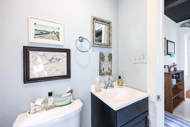 193 Main St, Medway, MA 02053 - half bath featuring vanity and toilet