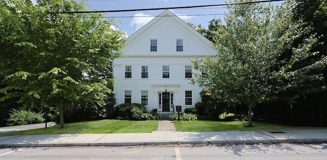 193 Main St, Medway, MA 02053 - greek revival inspired property with a front yard