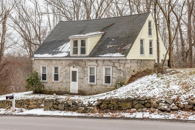 view of cape cod house