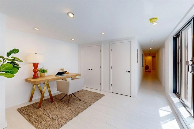 133 Charles St Unit 133, Cambridge, MA 02141 - home office with recessed lighting