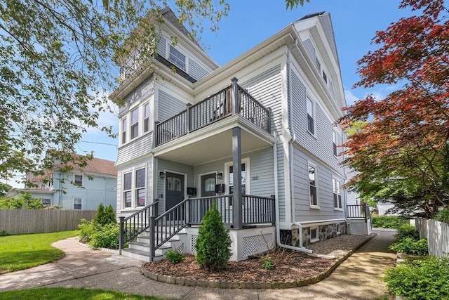 202 Middlesex Ave Unit 2, Medford, MA 02155 - view of front of property featuring a balcony