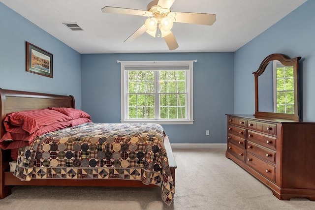 51 Drumlin Hill Rd, Bolton, MA 01740 - bedroom featuring light carpet, baseboards, and ceiling fan