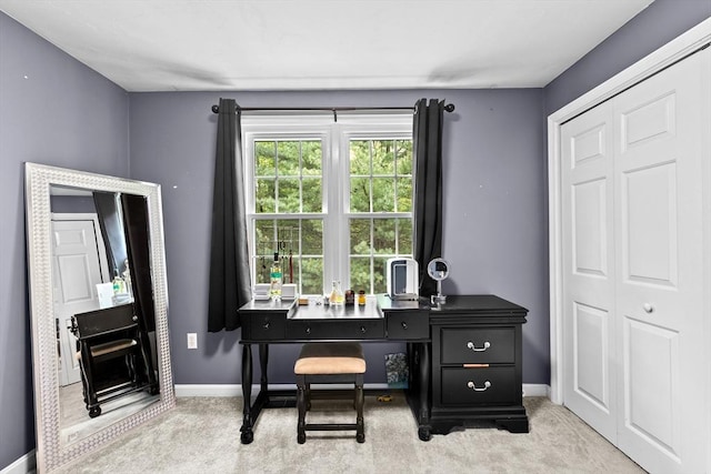 16 Old Colony Way, Whitman, MA 02382 - office area featuring light carpet and baseboards