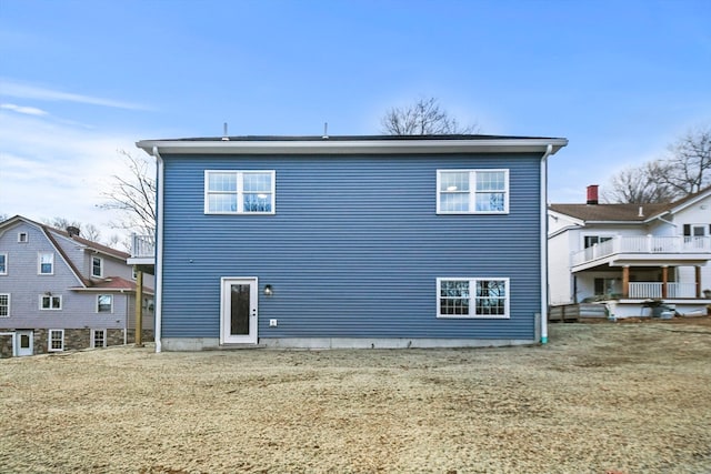 view of back of property