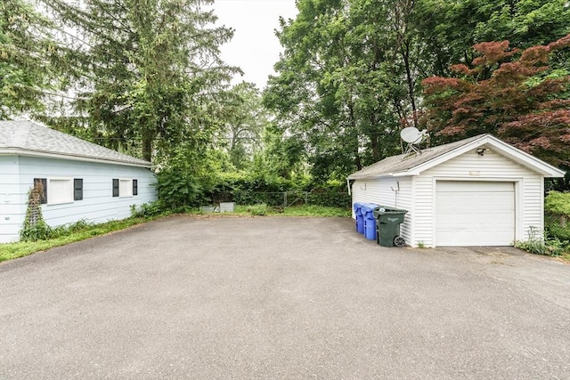 71 Daviston St, Springfield, MA 01108 - detached garage featuring view of scattered trees
