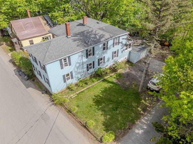 view of subject property