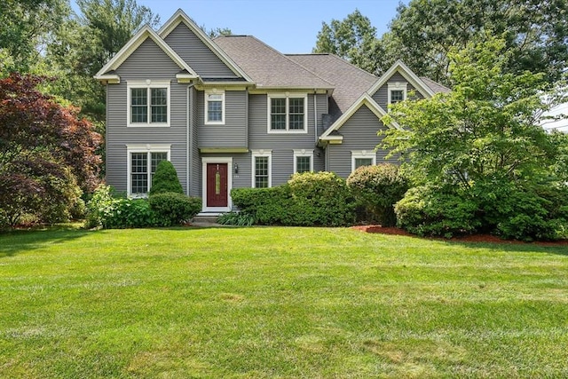 294 Cardinal Way, Northampton, MA 01062 - view of front facade featuring a front lawn
