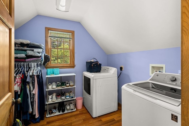 294 Cardinal Way, Northampton, MA 01062 - washroom with separate washer and dryer and wood finished floors