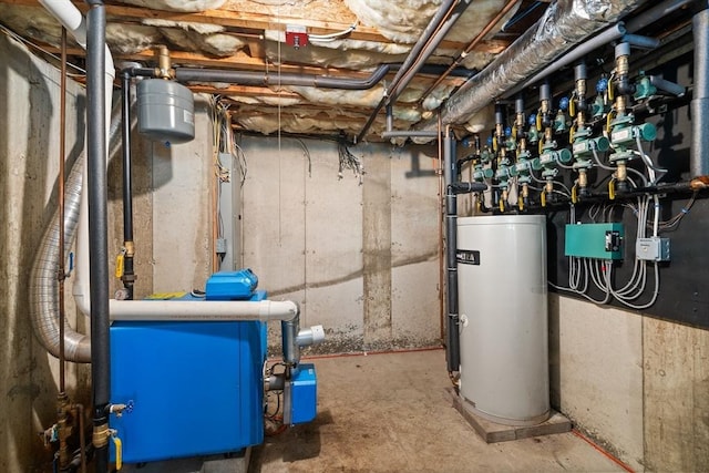 294 Cardinal Way, Northampton, MA 01062 - utility room featuring water heater