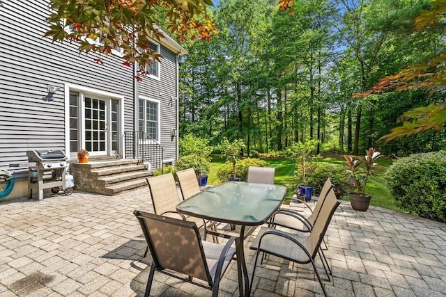 294 Cardinal Way, Northampton, MA 01062 - view of patio / terrace with outdoor dining area and entry steps