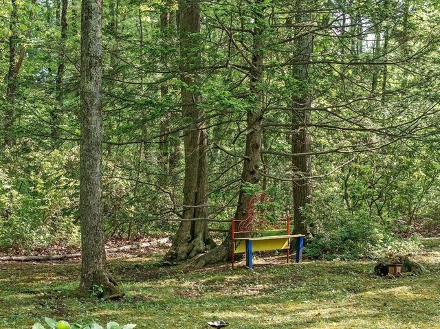 128 Lovell Rd, Holden, MA 01520 - view of yard with a forest view