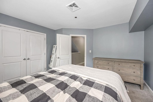 129 Merrimac Unit 19, Newburyport, MA 01950 - carpeted bedroom featuring baseboards and a closet