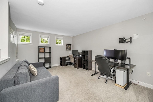 129 Merrimac Unit 19, Newburyport, MA 01950 - home office featuring baseboards and carpet floors