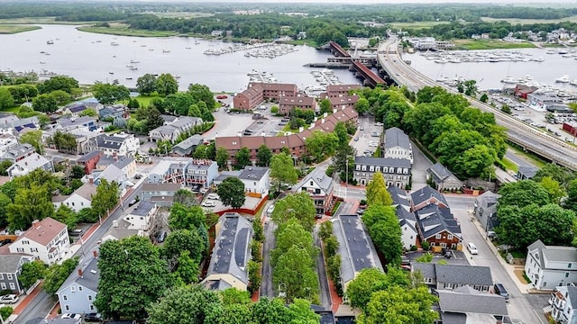 129 Merrimac Unit 19, Newburyport, MA 01950 - aerial view of property's location featuring a large body of water