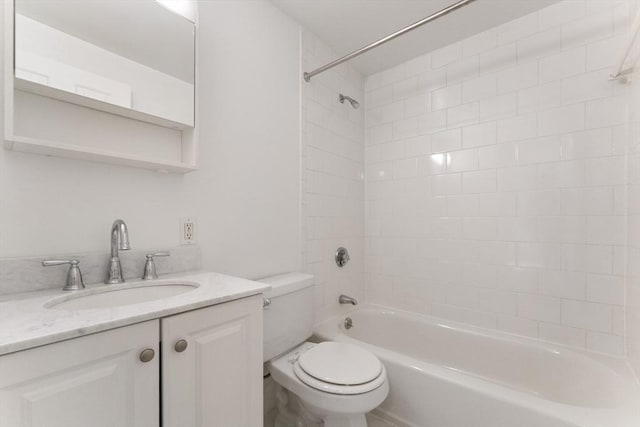 188 Newton Unit 6, Boston, MA 02135 - bathroom featuring toilet, tub / shower combination, and vanity