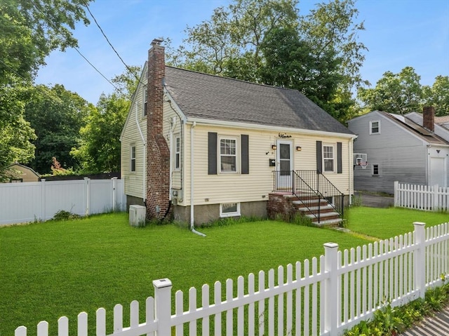 31 Webster St, Randolph, MA 02368 - cape cod-style house with a chimney