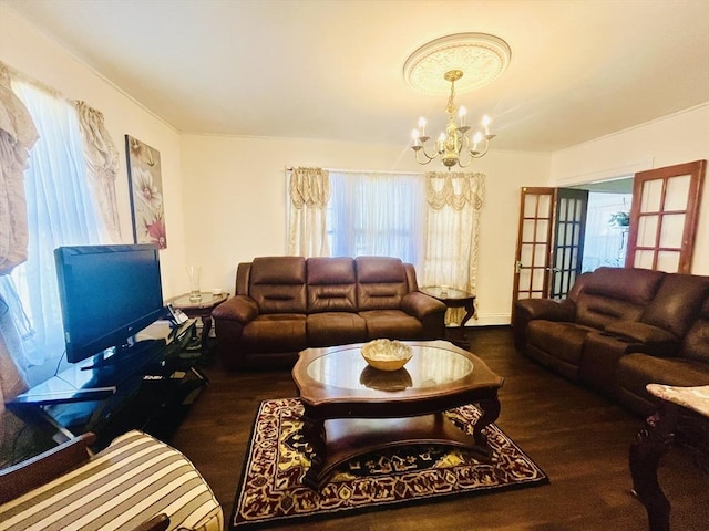 173 Brookway Rd, Boston, MA 02131 - living area with wood finished floors and a chandelier