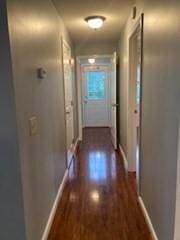 769 Federal St, Belchertown, MA 01007 - corridor featuring dark wood-style floors