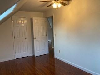769 Federal St, Belchertown, MA 01007 - unfurnished bedroom with a skylight and wood finished floors