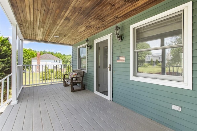 2 Harding Rd, Medway, MA 02053 - view of wooden porch