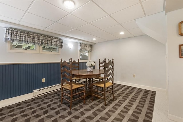 2 Harding Rd, Medway, MA 02053 - dining room featuring a drop ceiling and recessed lighting